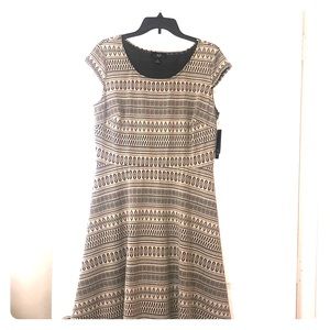 A-line Tribal Print Dress